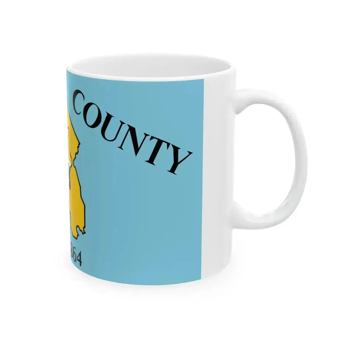 Flag of Alpine County California (United States) White Coffee Mug - Go Mug Yourself