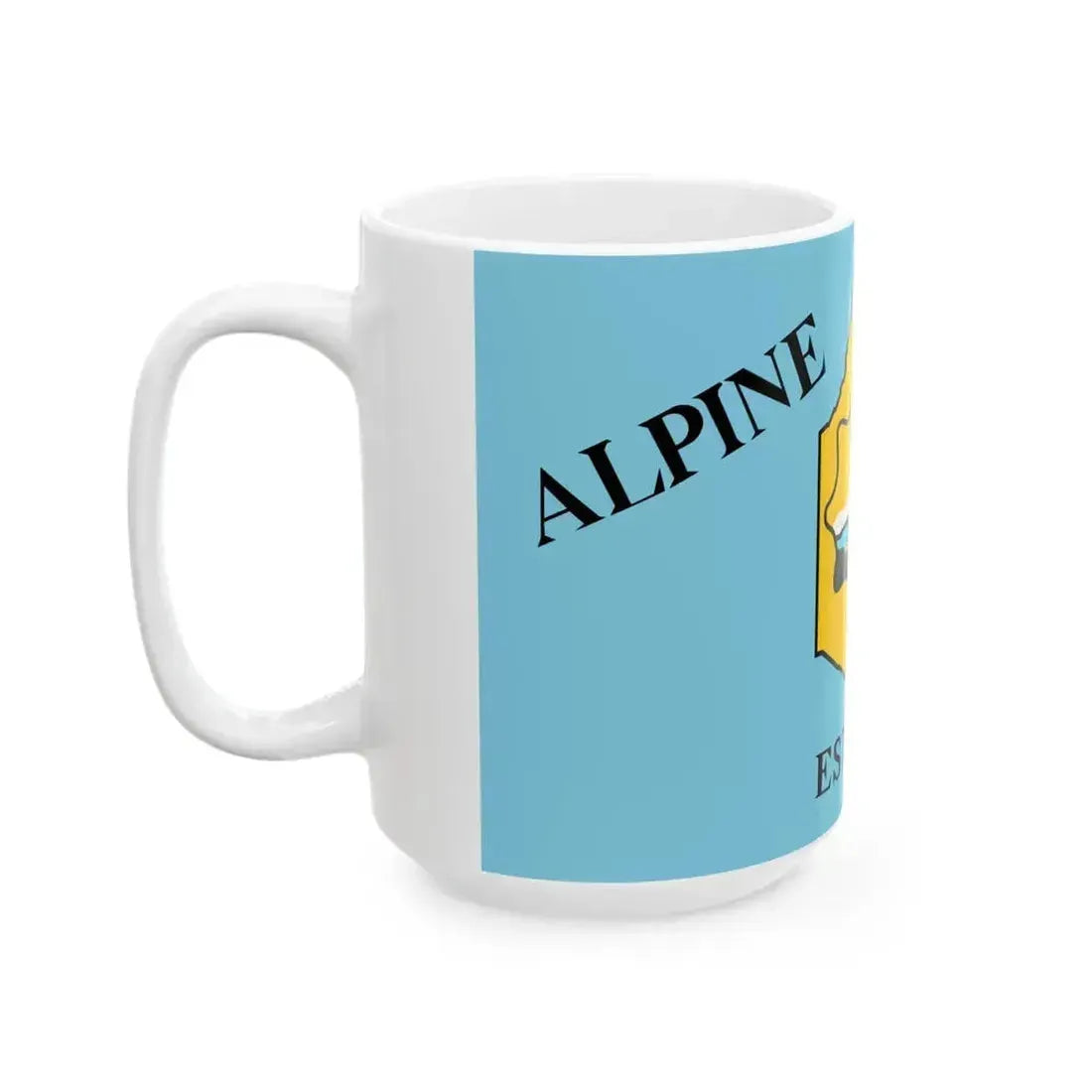 Flag of Alpine County California (United States) White Coffee Mug - Go Mug Yourself
