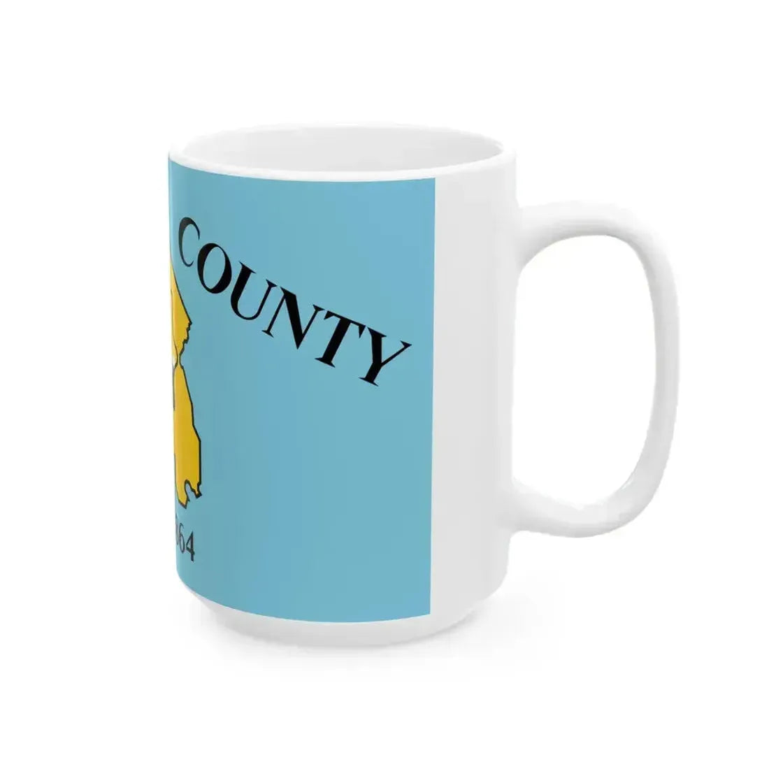 Flag of Alpine County California (United States) White Coffee Mug - Go Mug Yourself