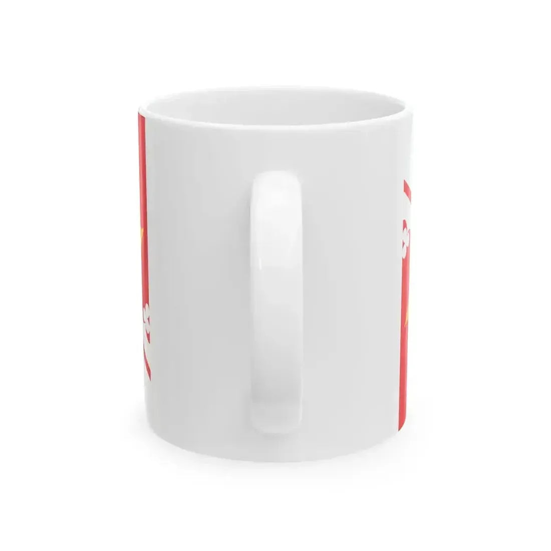 Flag of Alsace (Belgium) White Coffee Mug - Go Mug Yourself