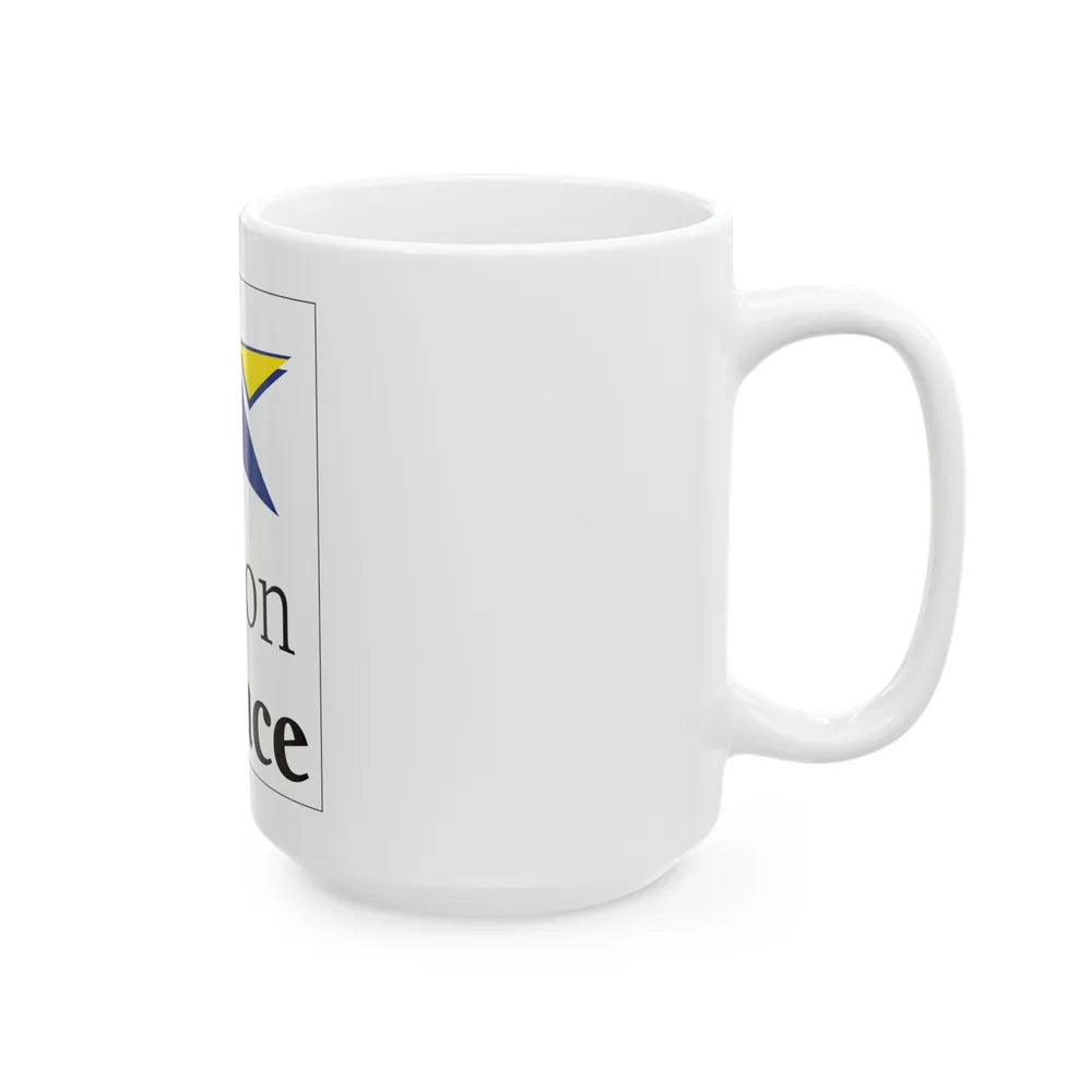 Flag of Alsace France 2 - White Coffee Mug-Go Mug Yourself