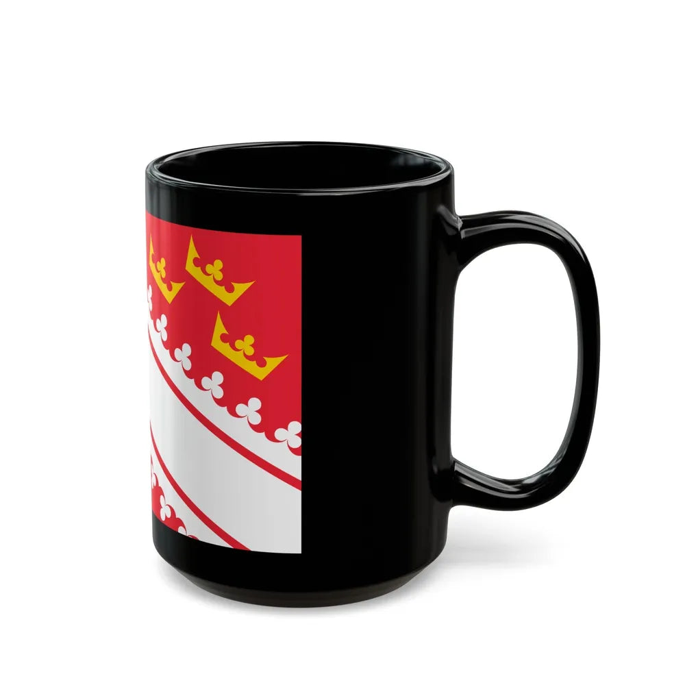 Flag of Alsace France - Black Coffee Mug-Go Mug Yourself