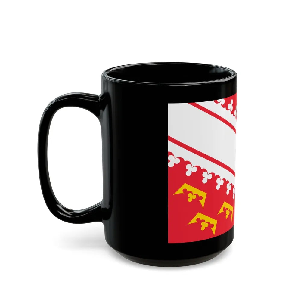 Flag of Alsace France - Black Coffee Mug-Go Mug Yourself