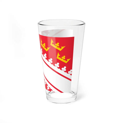 Flag of Alsace France - Pint Glass 16oz-Go Mug Yourself