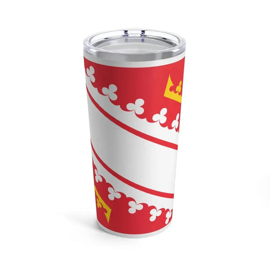 Flag of Alsace France - Tumbler 20oz 20oz - Go Mug Yourself