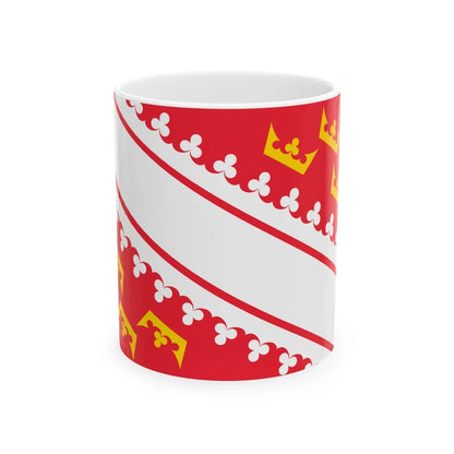 Flag of Alsace France - White Coffee Mug-11oz-Go Mug Yourself