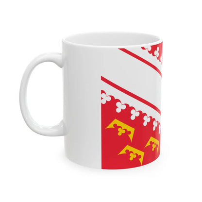 Flag of Alsace France - White Coffee Mug-Go Mug Yourself