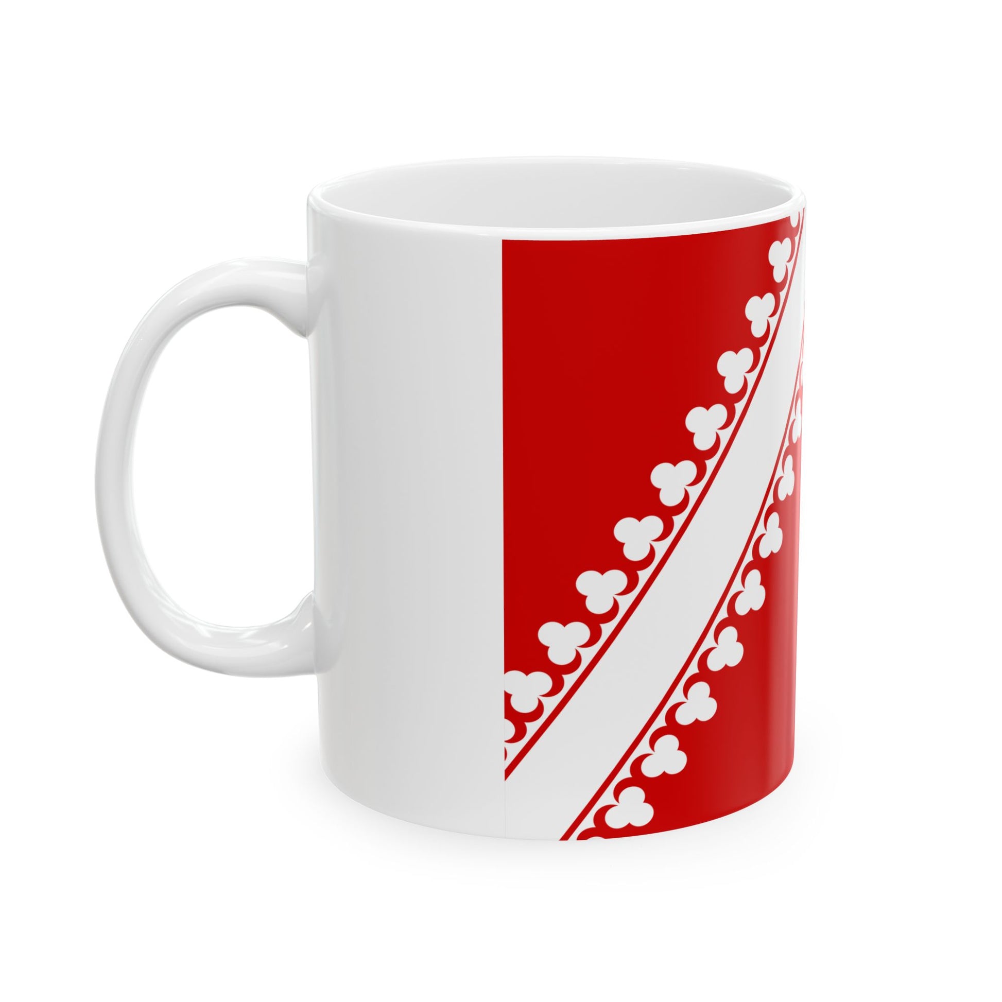Flag of Alsace old (Belgium) White Coffee Mug-Go Mug Yourself