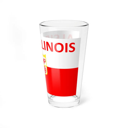 Flag of Alsip Illinois (United States) Pint Glass 16oz - Go Mug Yourself