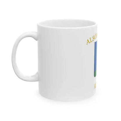 Flag of Alsomocsolad (Hungary) White Coffee Mug - Go Mug Yourself