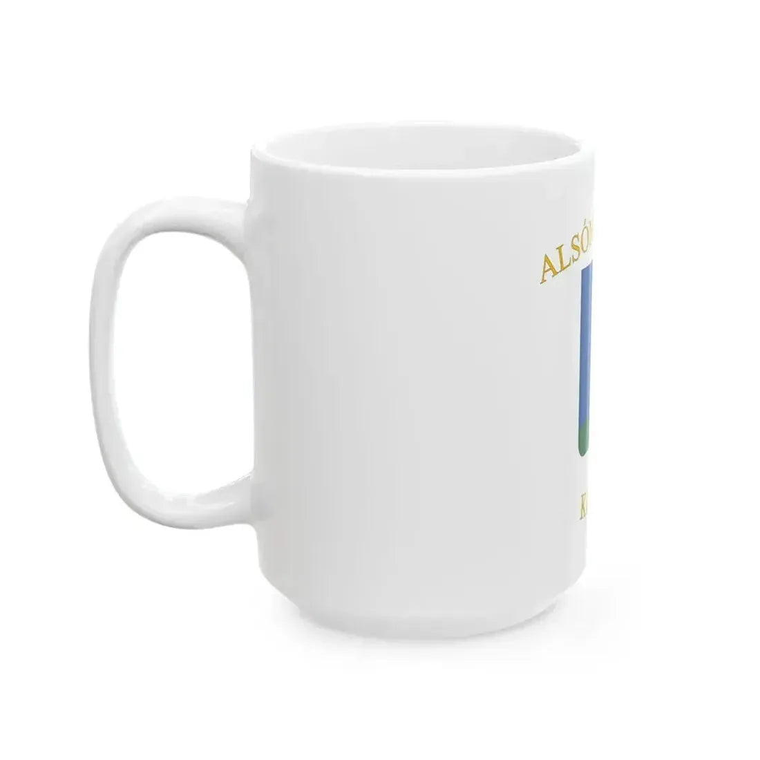 Flag of Alsomocsolad (Hungary) White Coffee Mug - Go Mug Yourself