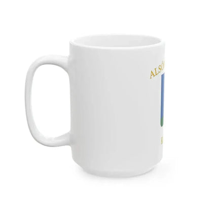 Flag of Alsomocsolad (Hungary) White Coffee Mug - Go Mug Yourself