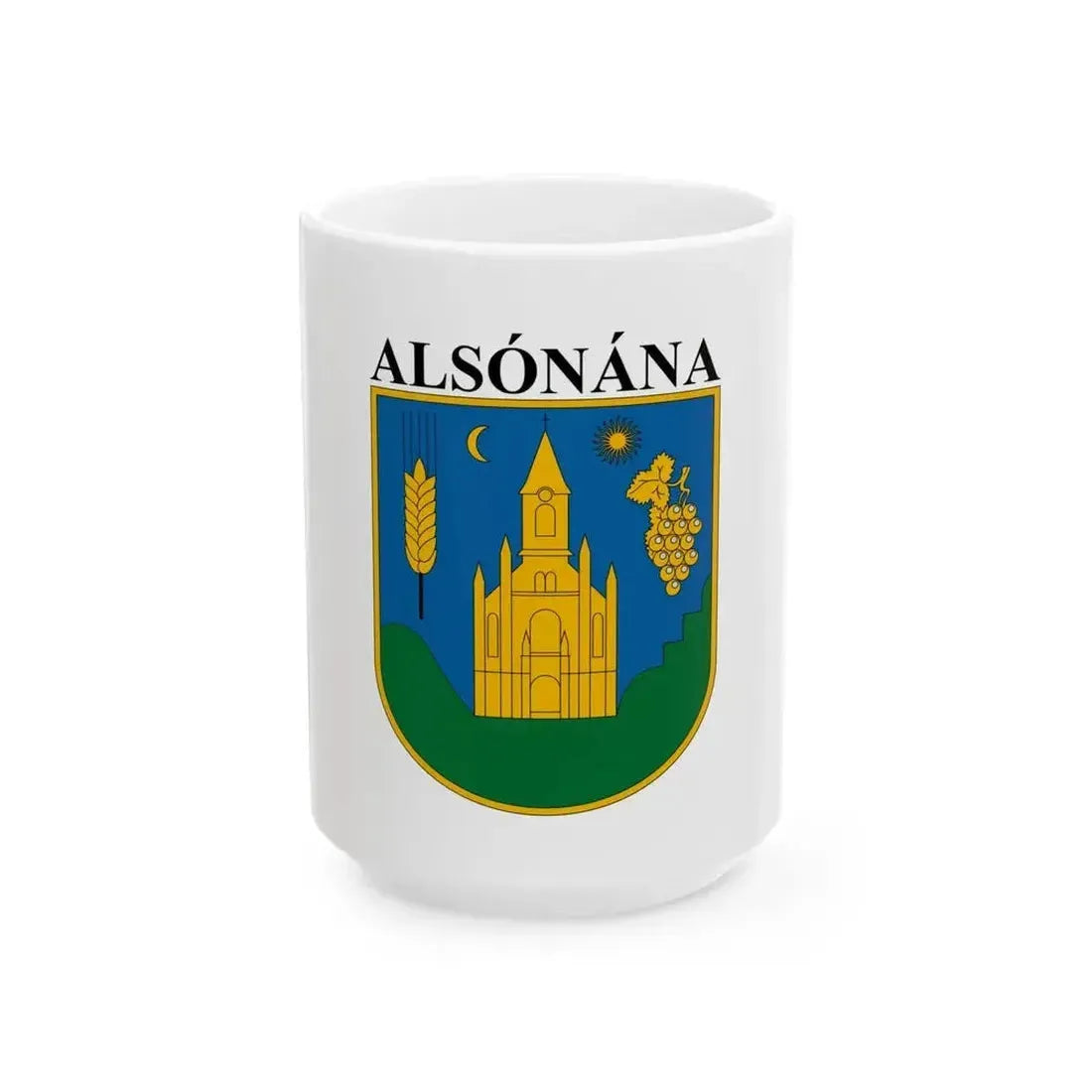Flag of Alsonana (Hungary) White Coffee Mug 15oz - Go Mug Yourself