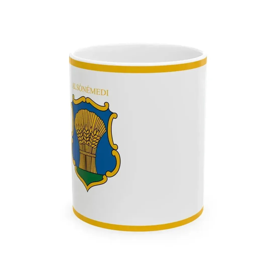 Flag of Alsonemedi (Hungary) White Coffee Mug 11oz - Go Mug Yourself