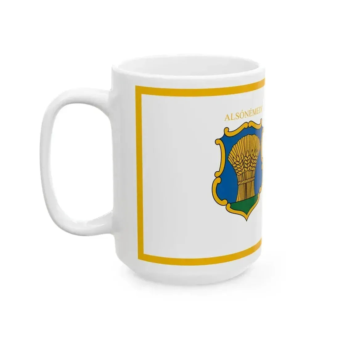 Flag of Alsonemedi (Hungary) White Coffee Mug - Go Mug Yourself