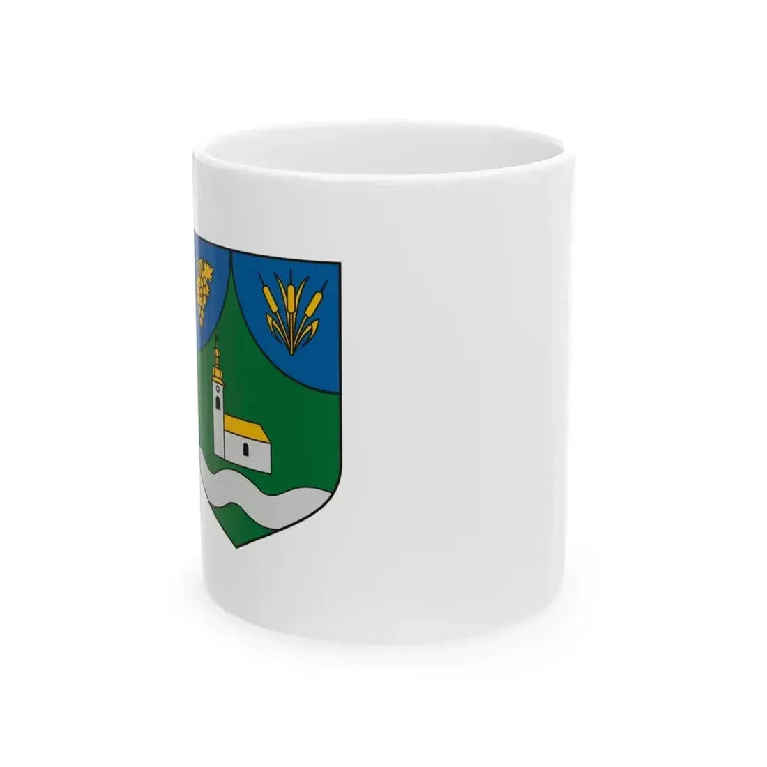 Flag of Alsonyek (Hungary) White Coffee Mug 11oz - Go Mug Yourself