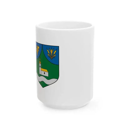 Flag of Alsonyek (Hungary) White Coffee Mug 15oz - Go Mug Yourself