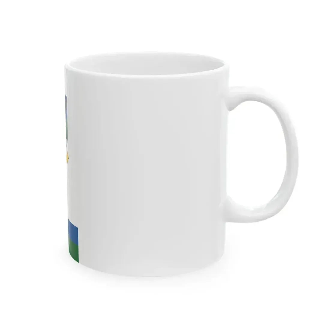 Flag of Alsonyek vertical (Hungary) White Coffee Mug - Go Mug Yourself