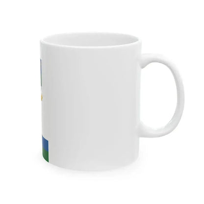 Flag of Alsonyek vertical (Hungary) White Coffee Mug - Go Mug Yourself