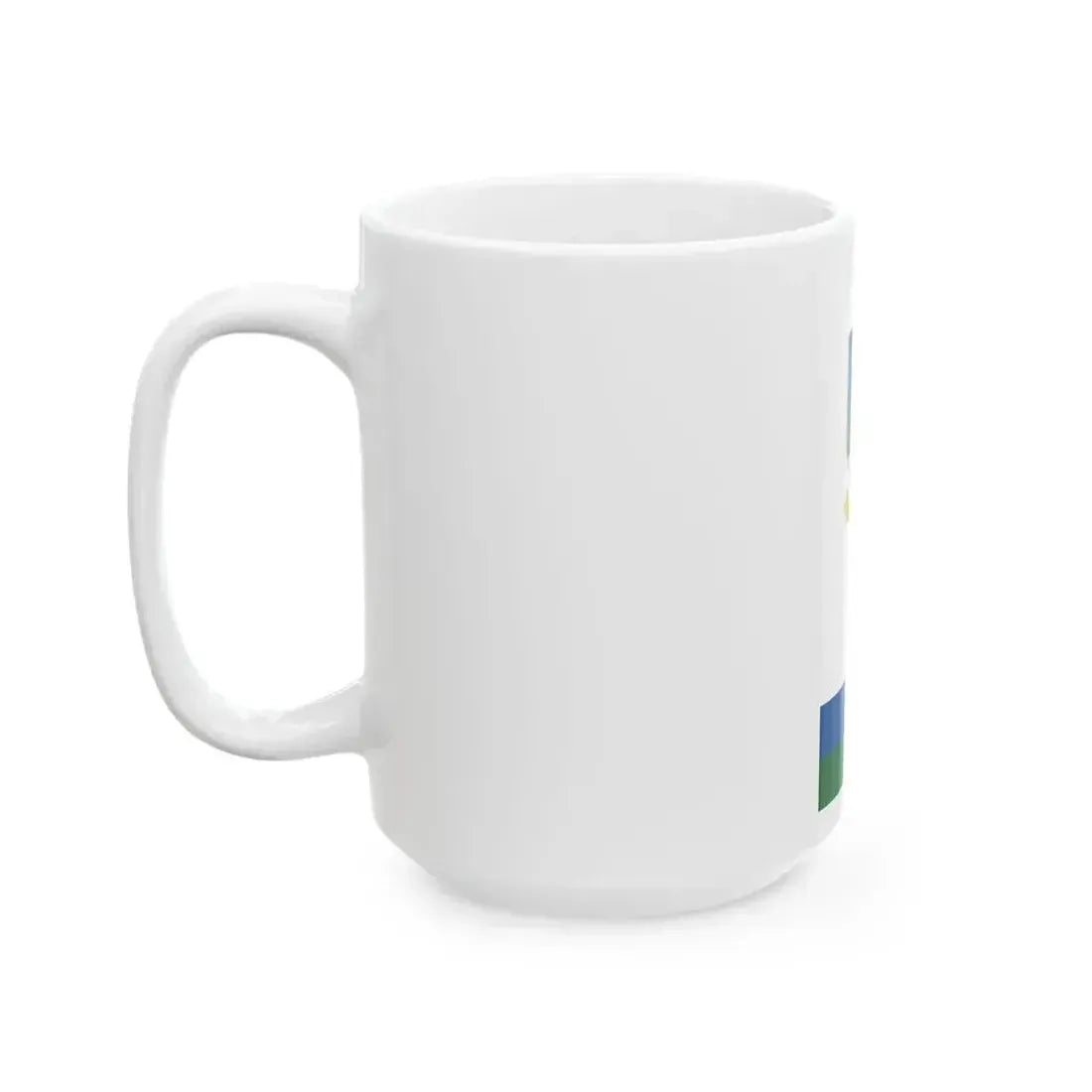 Flag of Alsonyek vertical (Hungary) White Coffee Mug - Go Mug Yourself