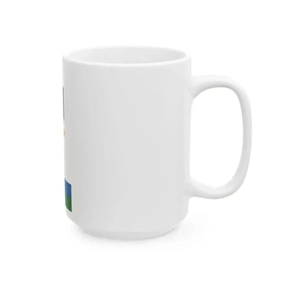 Flag of Alsonyek vertical (Hungary) White Coffee Mug - Go Mug Yourself