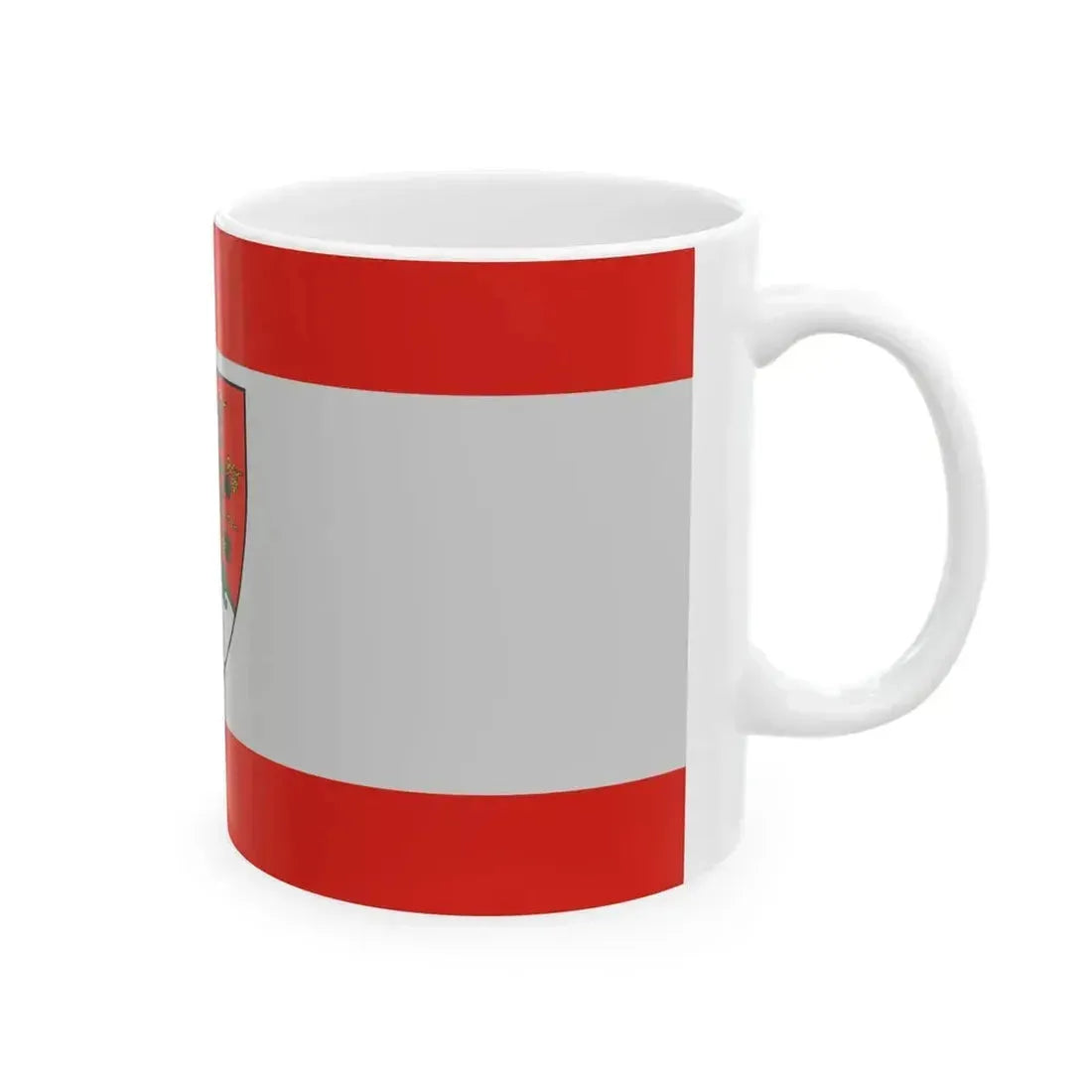 Flag of Alsoors (Hungary) White Coffee Mug - Go Mug Yourself