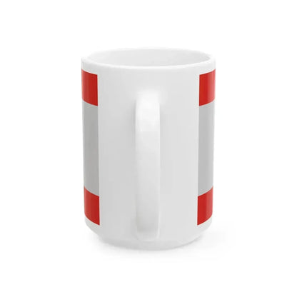 Flag of Alsoors (Hungary) White Coffee Mug - Go Mug Yourself