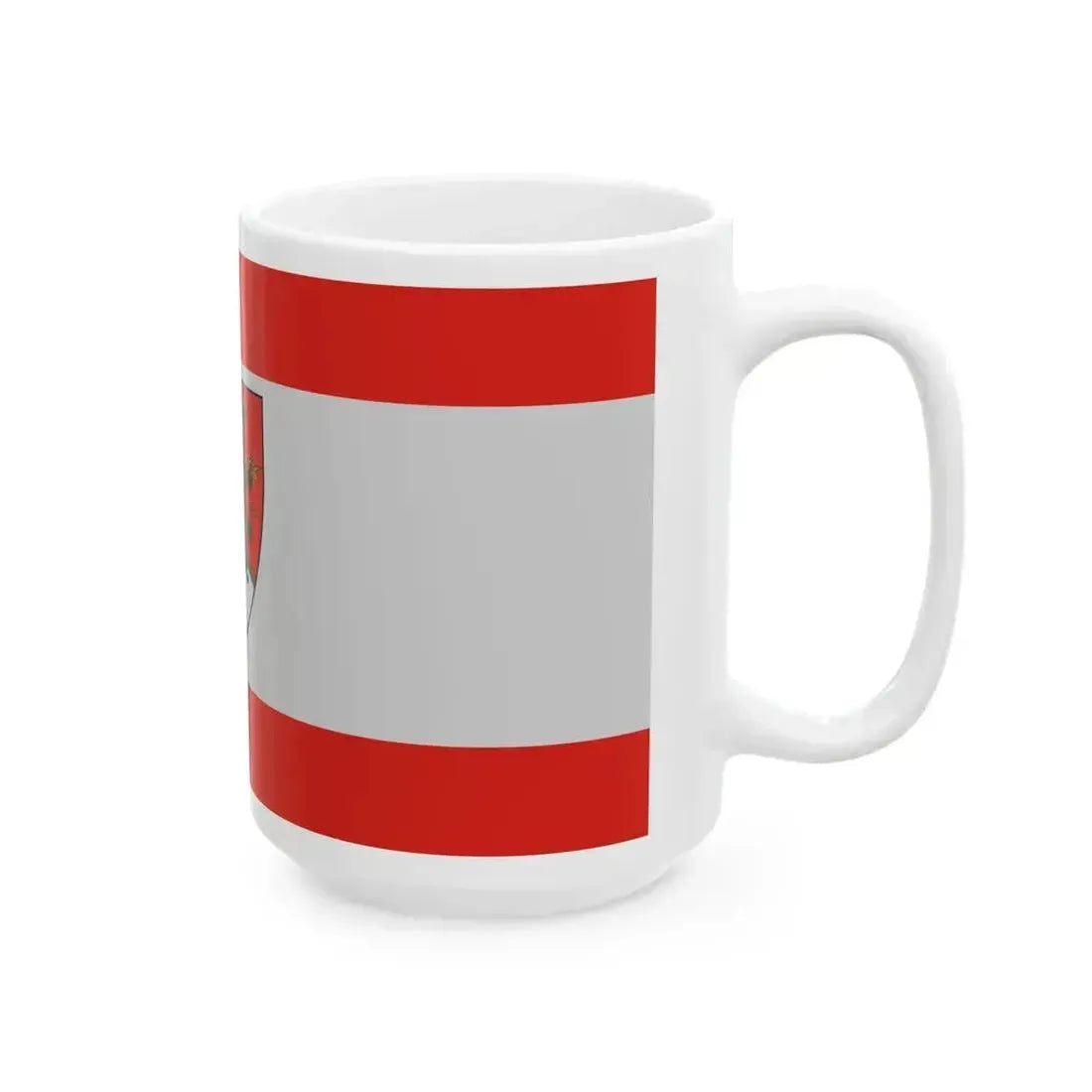 Flag of Alsoors (Hungary) White Coffee Mug - Go Mug Yourself