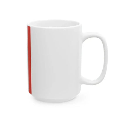 Flag of Alsoors vertical (Hungary) White Coffee Mug - Go Mug Yourself