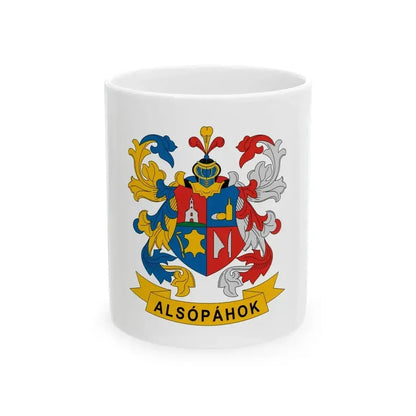 Flag of Alsopahok (Hungary) White Coffee Mug 11oz - Go Mug Yourself
