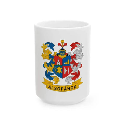 Flag of Alsopahok (Hungary) White Coffee Mug 15oz - Go Mug Yourself