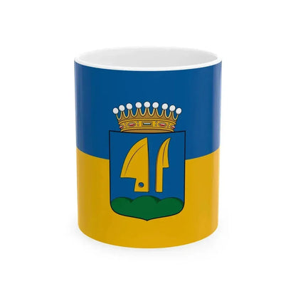 Flag of Alsoszolnok (Hungary) White Coffee Mug 11oz - Go Mug Yourself