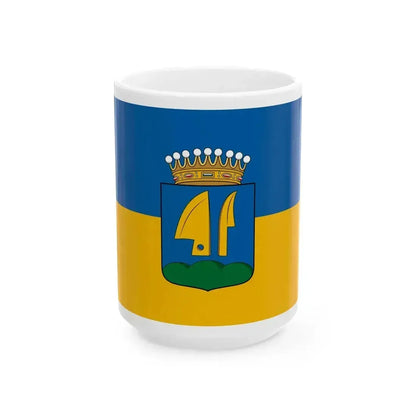 Flag of Alsoszolnok (Hungary) White Coffee Mug 15oz - Go Mug Yourself