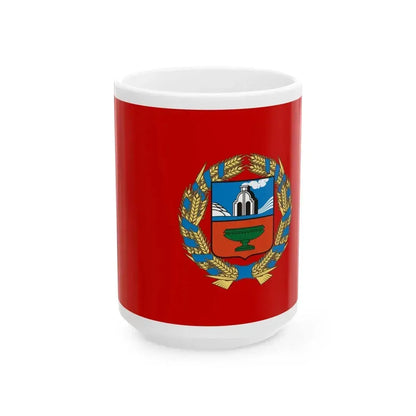 Flag of Altai Krai (Russia) White Coffee Mug 15oz - Go Mug Yourself