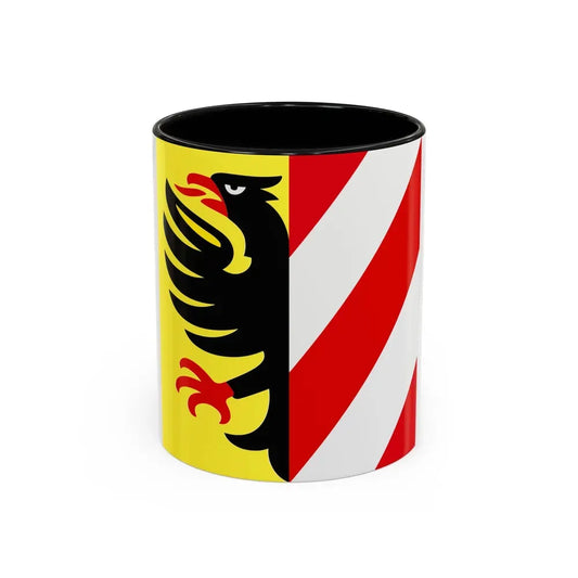 Flag of Altdorf Uri Switzerland - Accent Coffee Mug 11oz Black - Go Mug Yourself