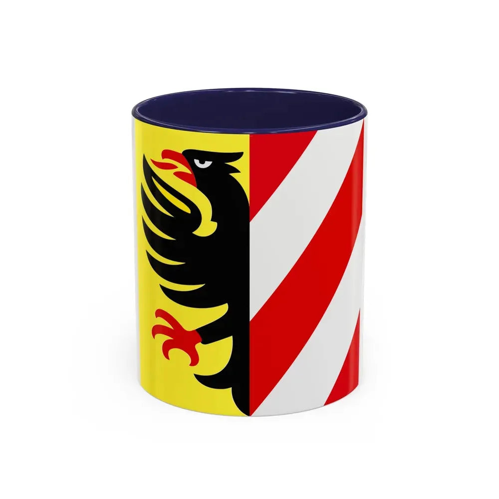 Flag of Altdorf Uri Switzerland - Accent Coffee Mug 11oz Navy - Go Mug Yourself