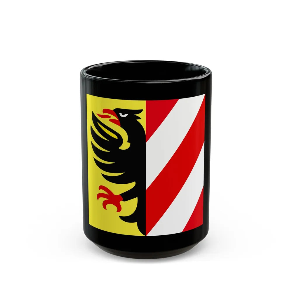 Flag of Altdorf Uri Switzerland - Black Coffee Mug-15oz-Go Mug Yourself