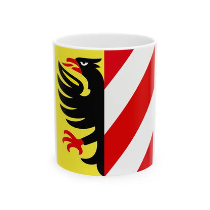 Flag of Altdorf Uri Switzerland - White Coffee Mug-11oz-Go Mug Yourself