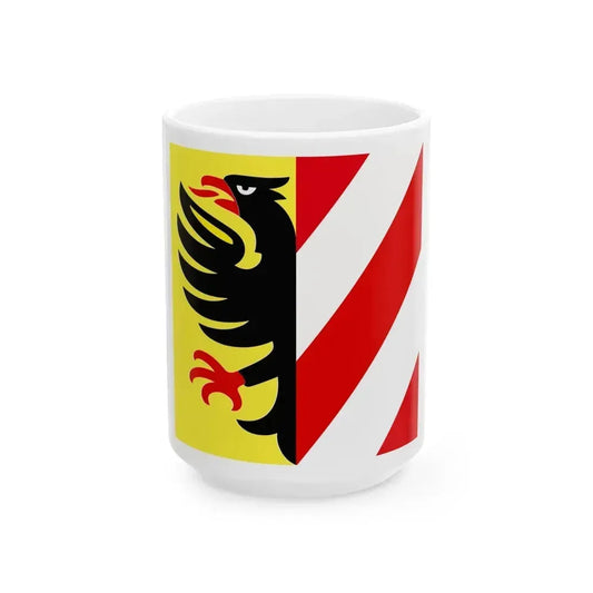 Flag of Altdorf Uri Switzerland - White Coffee Mug 15oz - Go Mug Yourself