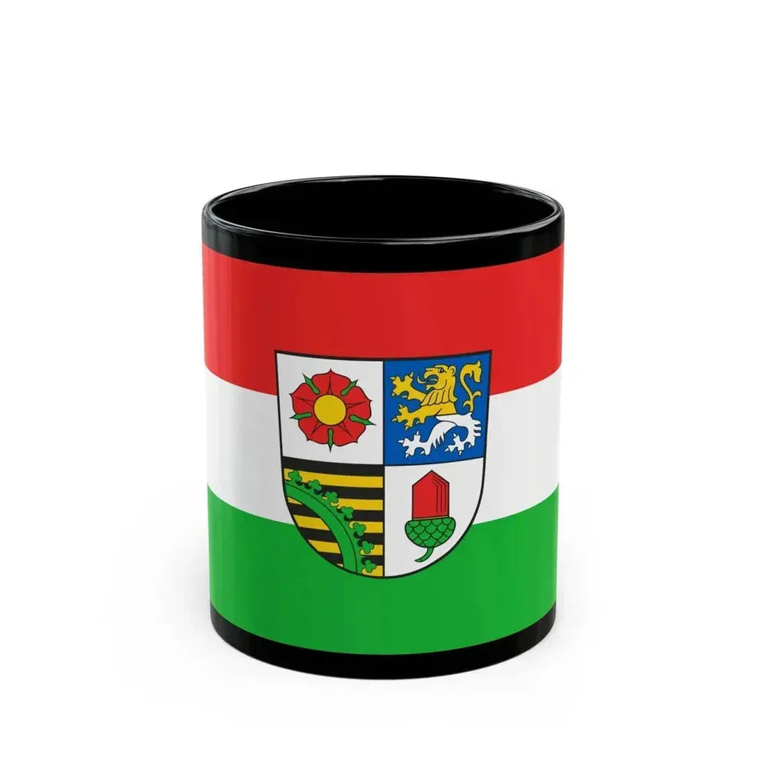 Flag of Altenburger Land Germany - Black Coffee Mug 11oz - Go Mug Yourself