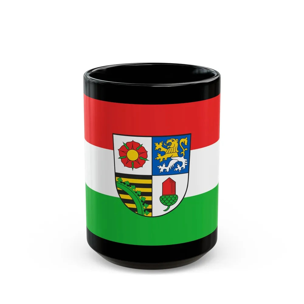 Flag of Altenburger Land Germany - Black Coffee Mug-15oz-Go Mug Yourself