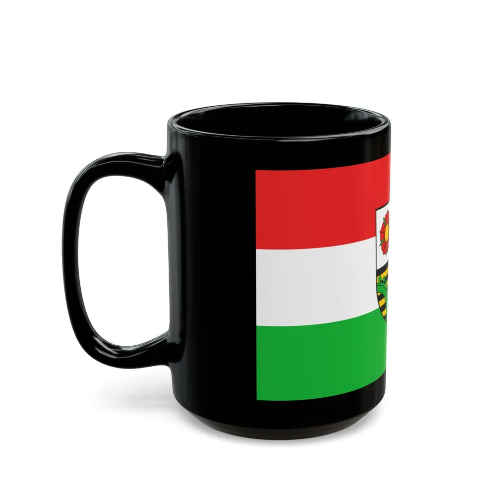 Flag of Altenburger Land Germany - Black Coffee Mug-Go Mug Yourself