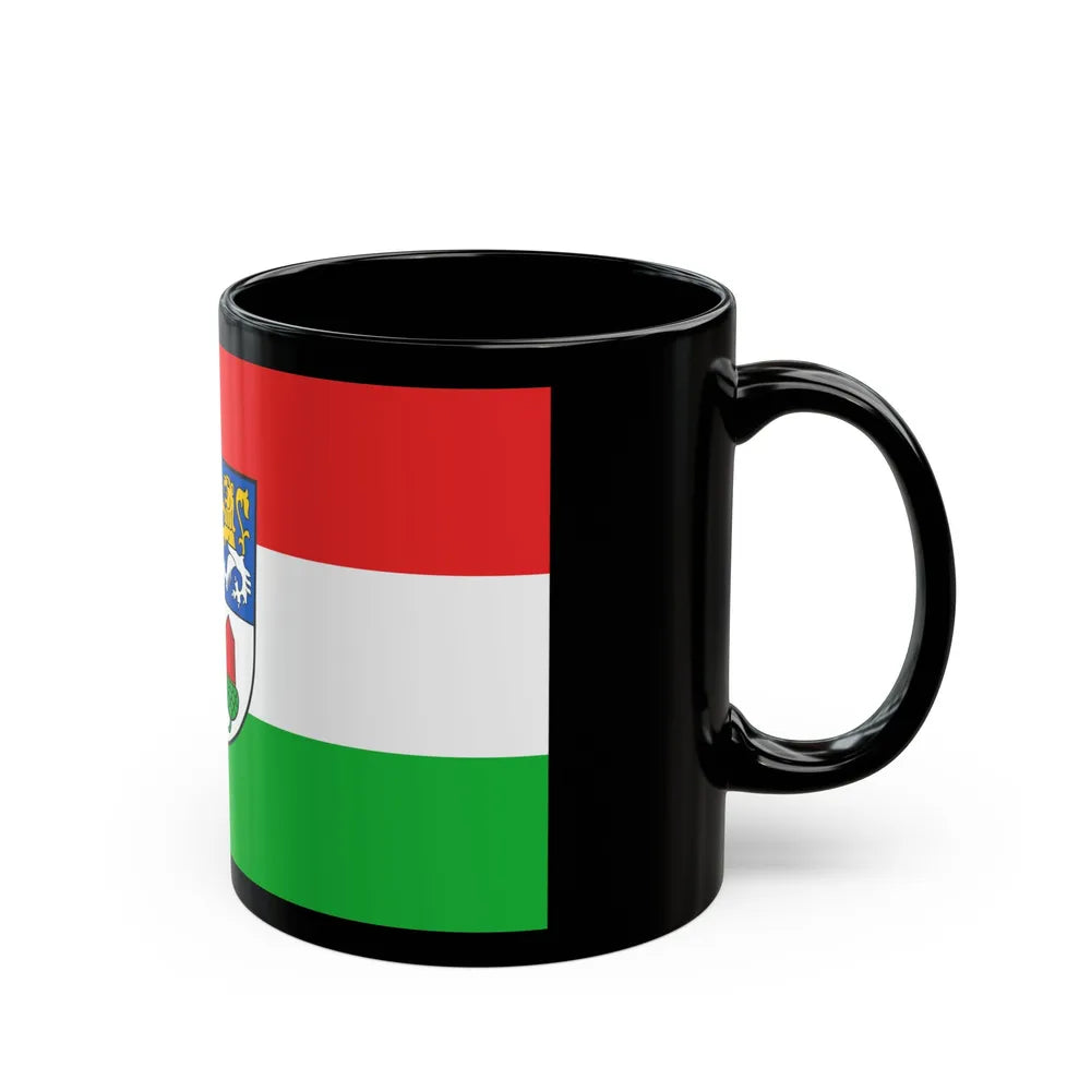 Flag of Altenburger Land Germany - Black Coffee Mug-Go Mug Yourself