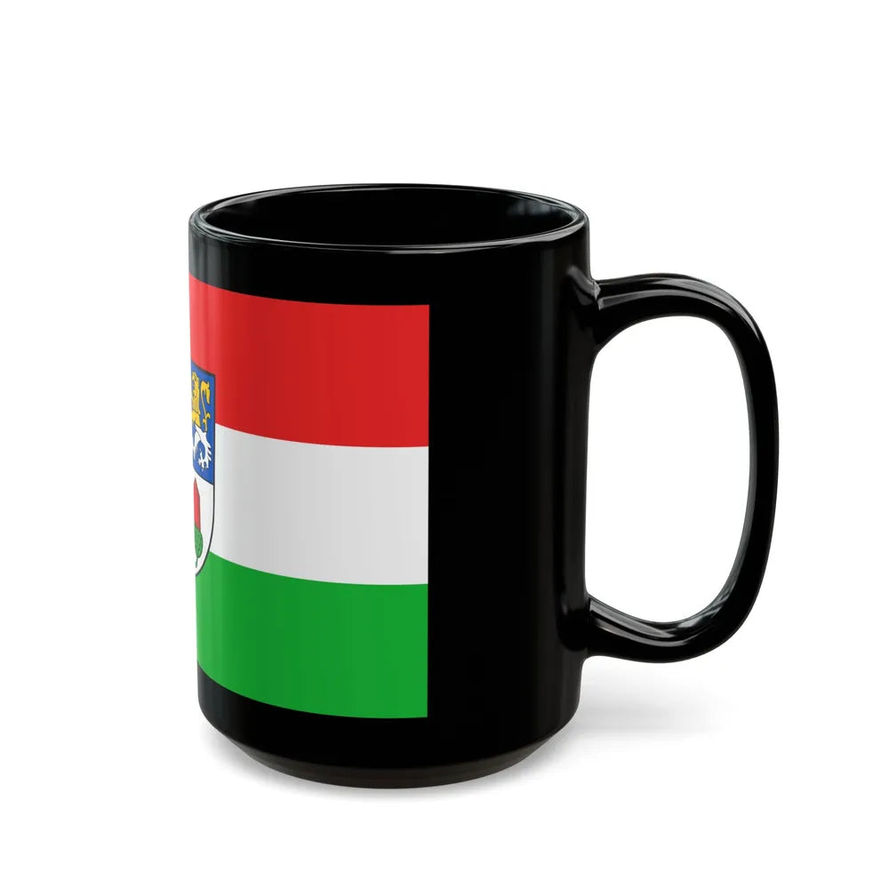 Flag of Altenburger Land Germany - Black Coffee Mug-Go Mug Yourself