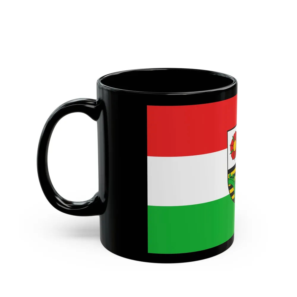 Flag of Altenburger Land Germany - Black Coffee Mug-Go Mug Yourself