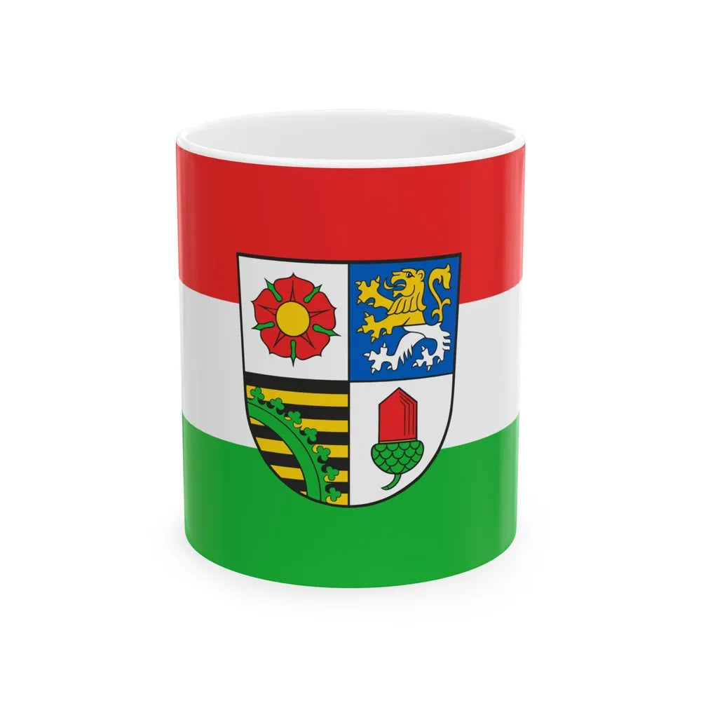 Flag of Altenburger Land Germany - White Coffee Mug-11oz-Go Mug Yourself