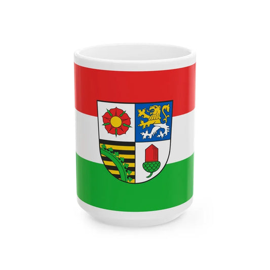 Flag of Altenburger Land Germany - White Coffee Mug-15oz-Go Mug Yourself