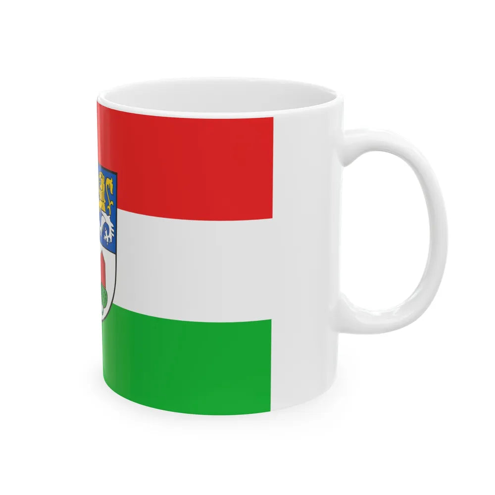 Flag of Altenburger Land Germany - White Coffee Mug-Go Mug Yourself