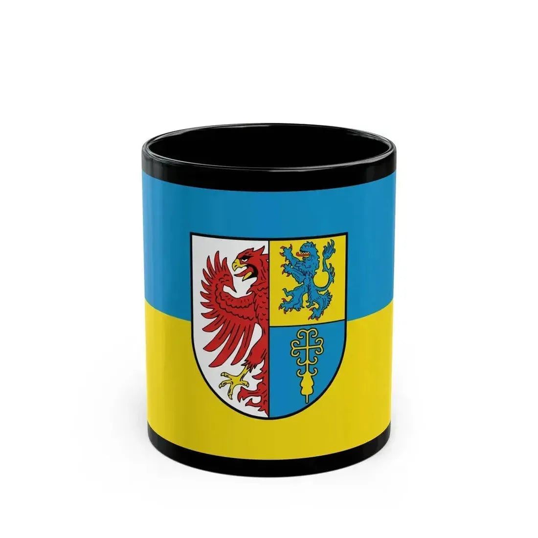 Flag of Altmarkkreis Salzwedel Germany - Black Coffee Mug 11oz - Go Mug Yourself