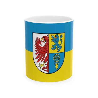 Flag of Altmarkkreis Salzwedel Germany - White Coffee Mug 11oz - Go Mug Yourself